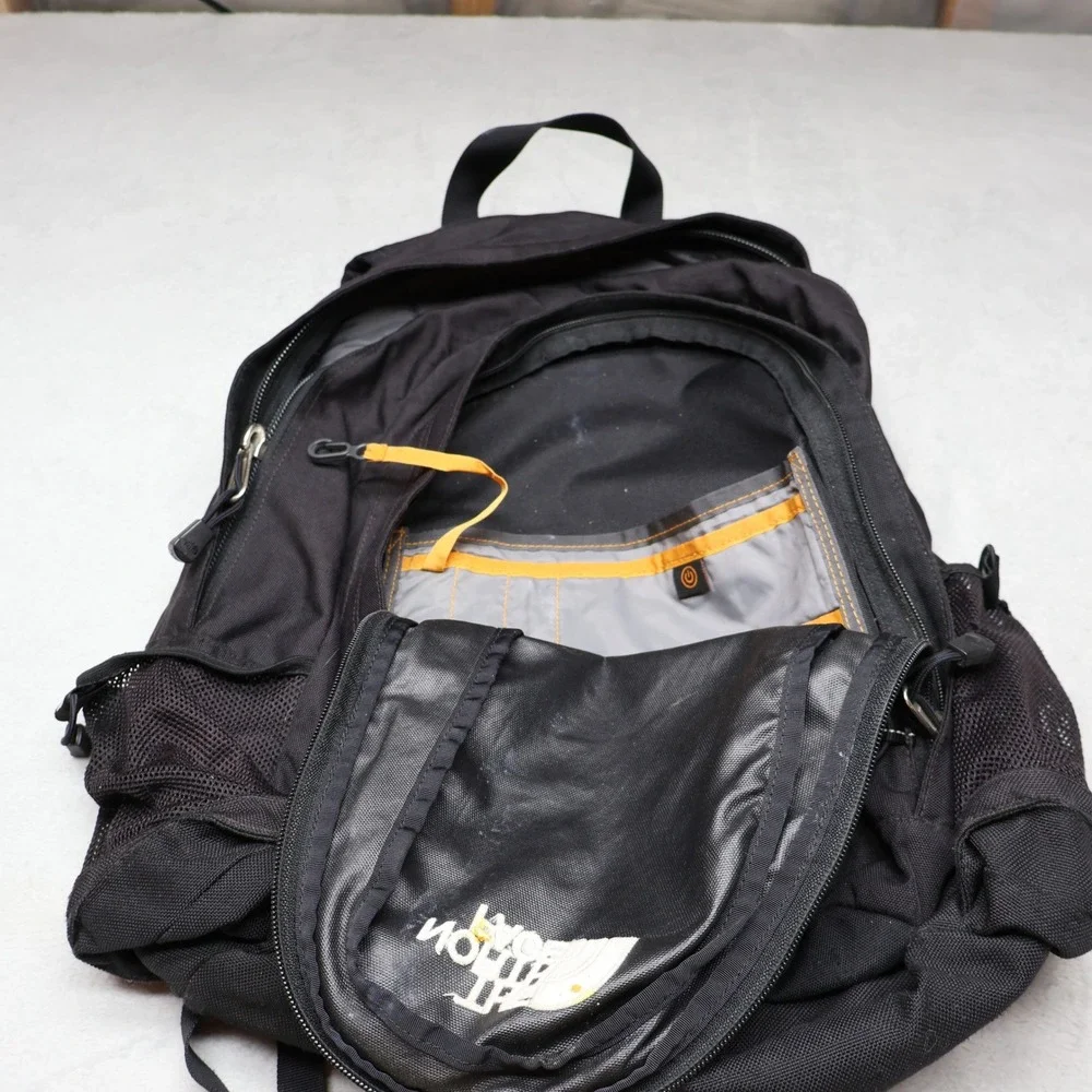 North Face Jester Backpack Mens OS Black Bungee Travel Daypack Outdoor Hiking